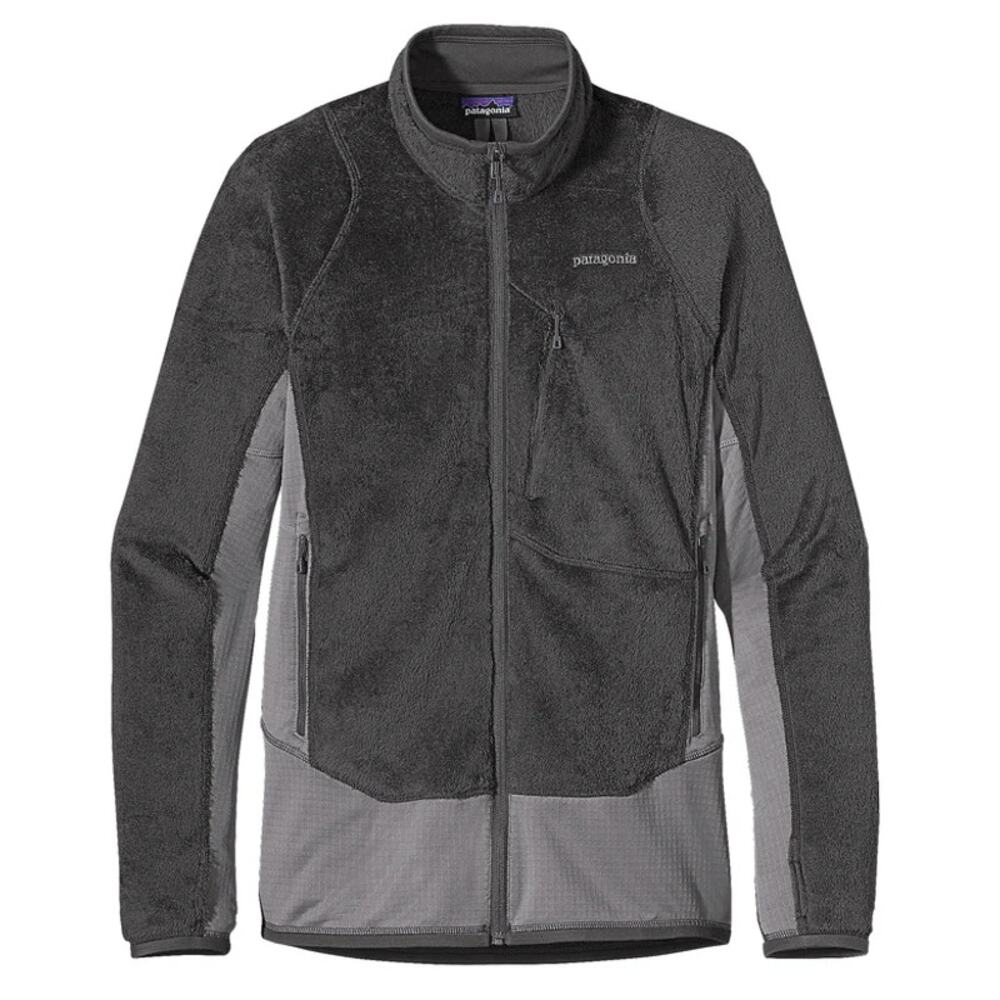 PATAGONIA R2 Polartec Jacket Dark Gray Thermal Fleece Long Sleeve Men's M